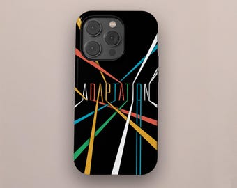 Custodia a righe per telefono, linee estetiche retrò e minimaliste, custodie per telefono fantastiche, iPhone 16, 15, 14, 13, 12 Pro Max MagSafe, Samsung Galaxy S25, S24 Ultra