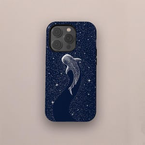 Ozean Tier Walhai Muster Handyhülle passend für iPhone 16 15 14 13 12 11 Pro Max 8 Plus X XS, Samsung Galaxy S25 S24 S23 S22 S21 Ultra