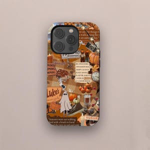 Höstpumpa-telefonskal, höstpresent till henne, iPhone 17 16 15 14 13 Pro Max Plus X, Samsung Galaxy S25 S24 S23 S22 Ultra, Rustikt stugfärgat skal
