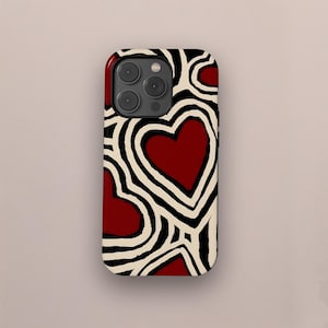 Y2K Grunge Heart Star Phone Case: iPhone & Samsung