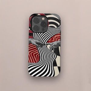 Grunge Y2K Phone Case: Heart Star Art Cover