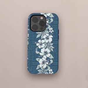 Rosa Hibiskus Blumen Handy Hülle, Sommer Blumen, iPhone 17 16 15 14 13 12 Pro Max, Samsung Galaxy S25 S24 S23 S22 Ultra