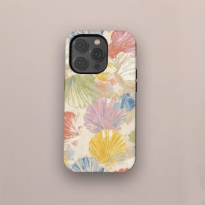 Watercolor Seashells Phone Case: Ocean Dreams Nautical Beach Design