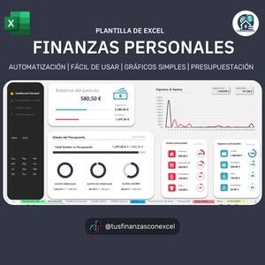 取引の自動化を備えた個人財務 Excel テンプレート
