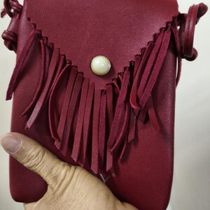 Mini bolsa de ombro presente para meninas adolescentes, carteira de couro crossbody