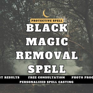Hechizo para eliminar la magia negra / Limpia la energía negativa y rompe las influencias dañinas / Hechizo personalizado con prueba fotográfica, consulta gratuita