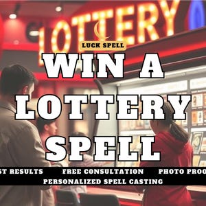 Vinci un incantesimo della lotteria / Attira fortuna e fortuna / Incantesimo personalizzato con prova fotografica e consulenza gratuita / Rituale digitale