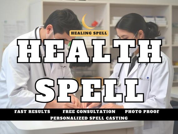 Health Spell | Restore Vitality & Well-Being | Personalized Spell with Photo Proof, Free Consultation | Digital Ritual
