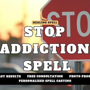Hechizo para Detener la Adicción, Libérate y Sana / Ritual de Limpieza Energética, Apoyo para la Fuerza y la Recuperación