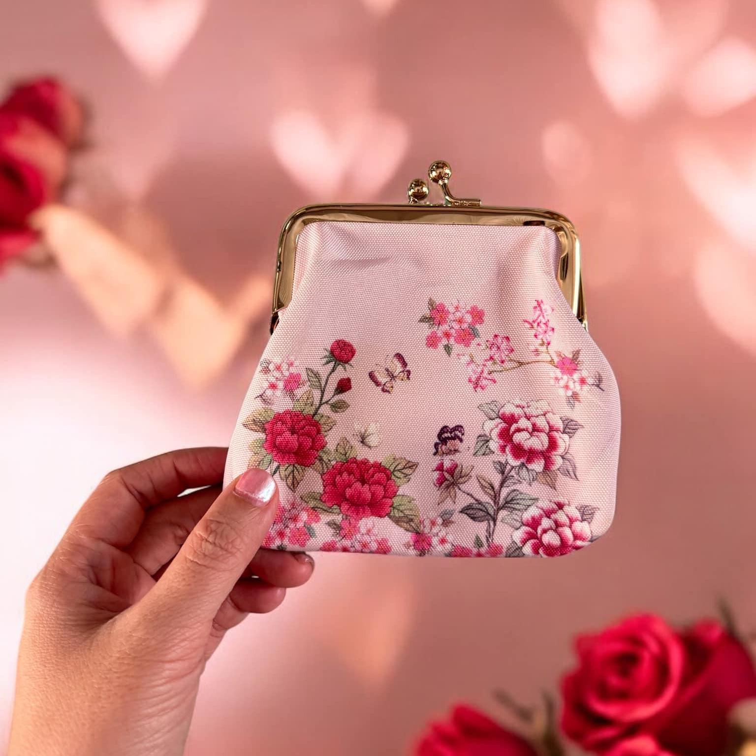 Flower Fabric Wallet for Women - Etsy