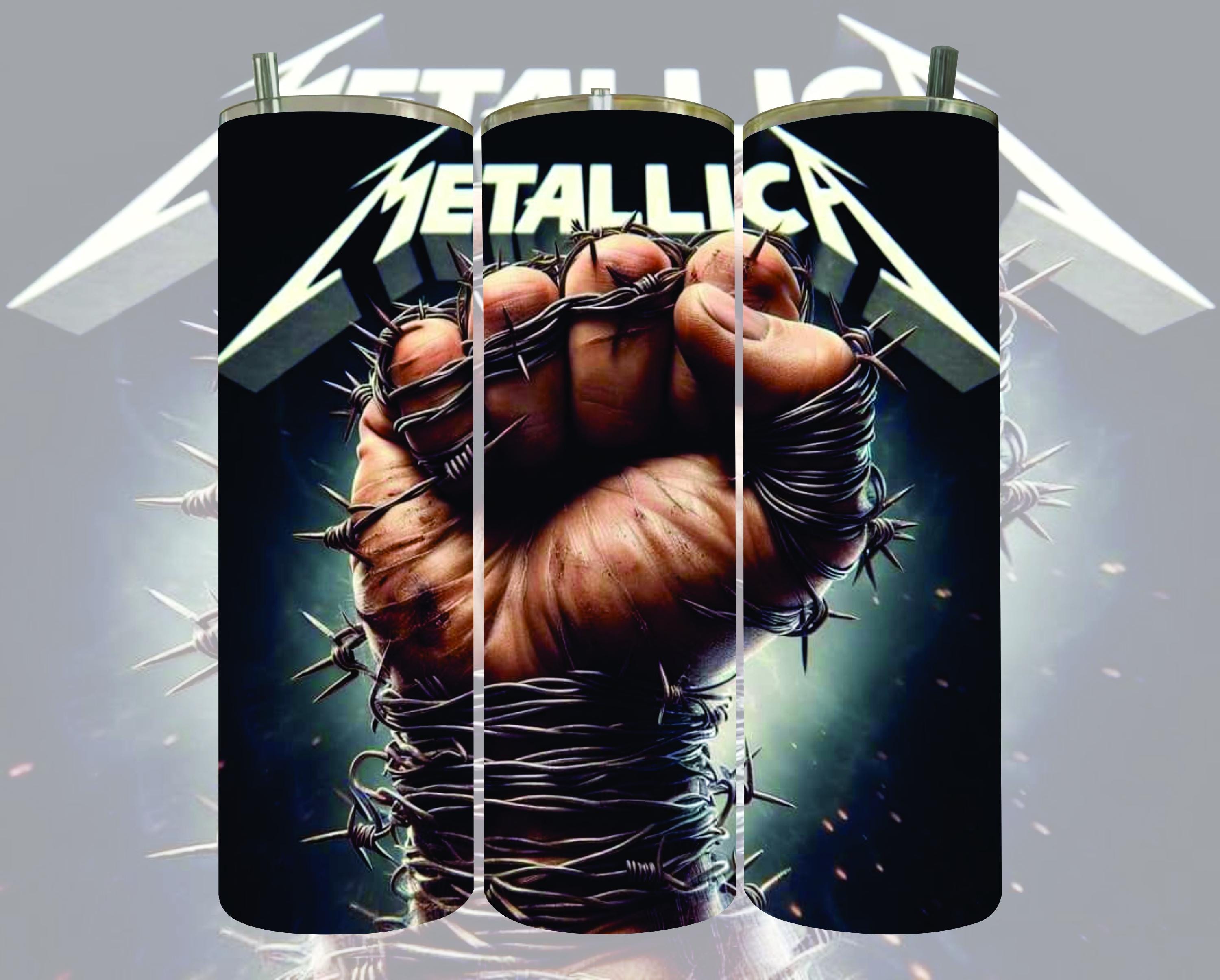 🪨 Logotipo decorativo de Metallica - Modelo imprimible en 3D (formato 3MF)  - Objeto de rock y heavy metal para escritorio, estantería o  estudio・Archivo 3MF para Impresión 3D・Cults, image size:3000x2410