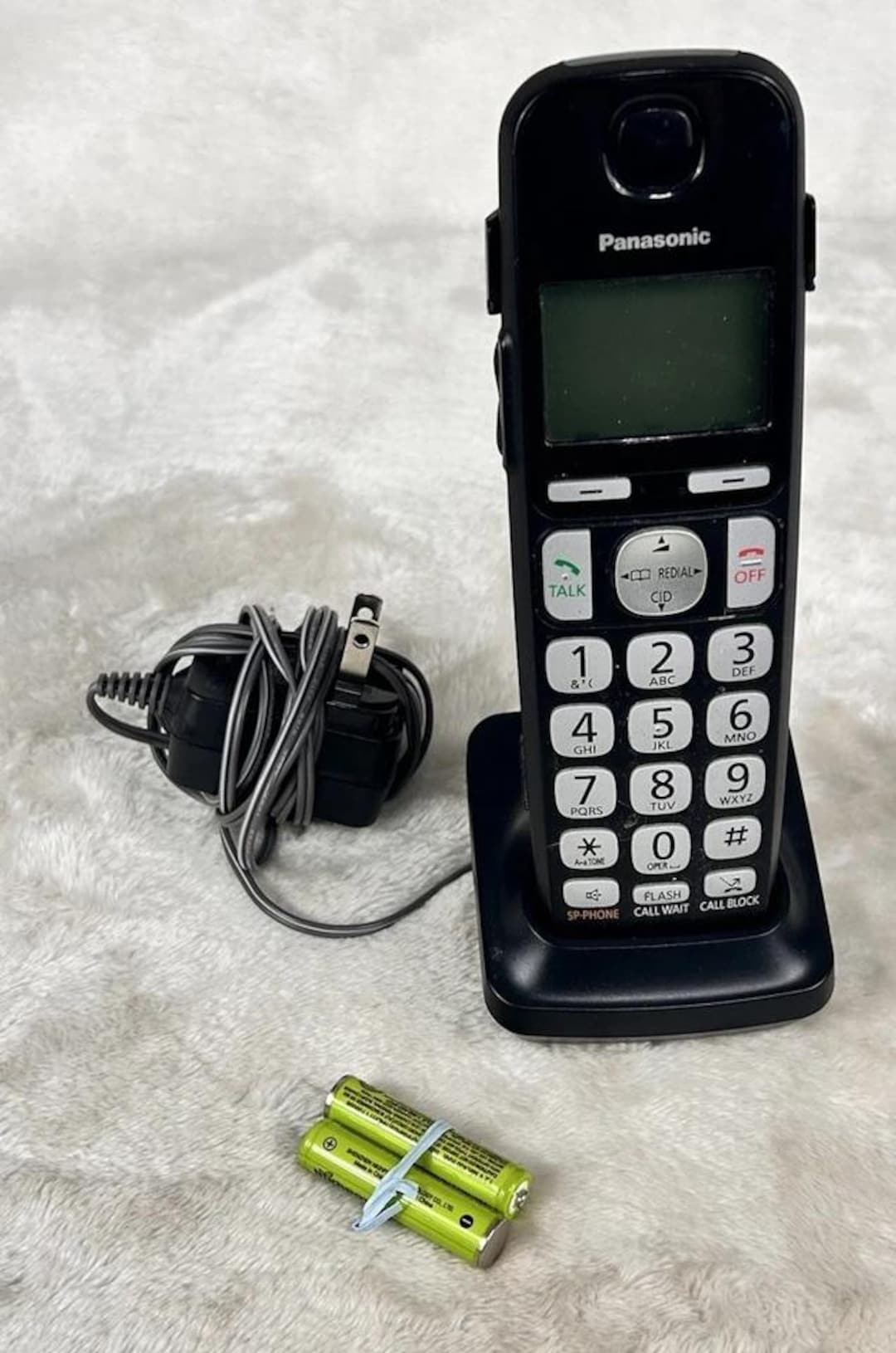 PNKE1312 White Belt Clip For Panasonic KX-TGE260 KX-TGE262 KX-TGE270 KX - Foto 3