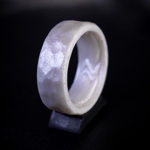 Rustic Silicone Ring for Men & Women, Breathable Rubber Wedding Band, Anniversary Gift Boyfriend Husband Wife - FelxFit Size 9