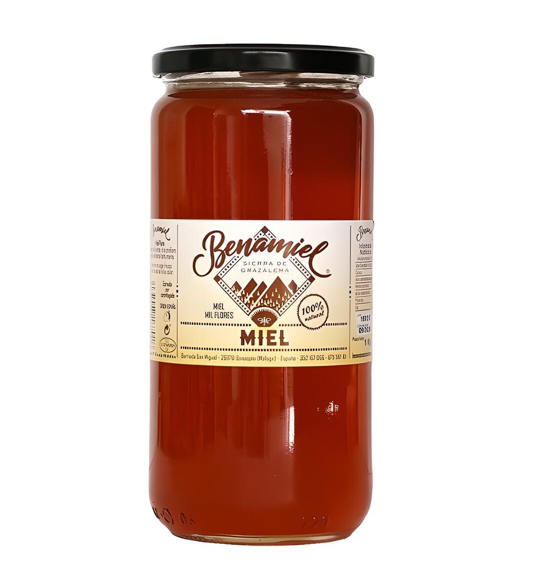 100% Natural Thousand Flowers Honey, 1000 G/1 Kg (35,5 Onzas), 1000 G De Miel De Mil Flores