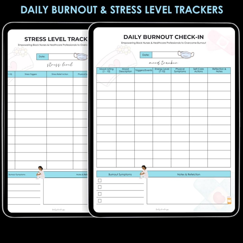 Burnout Recovery Planner | Self Care and Work Life Balance Journal ...