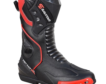 Waterproof Leather Motorcycle Boots: Armored, Anti-Slip, CE Approved