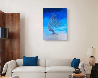 Stillness - 12x16 Original Mixed Media Painting