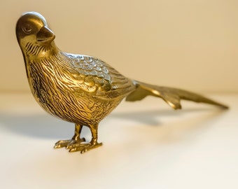 Bronze Solid Brass Baltic Amber Figurine Birds on a Tree Love Statuette Bronze Solid Brass Baltic Amber Figurine Birds on a Tree Love Statuette