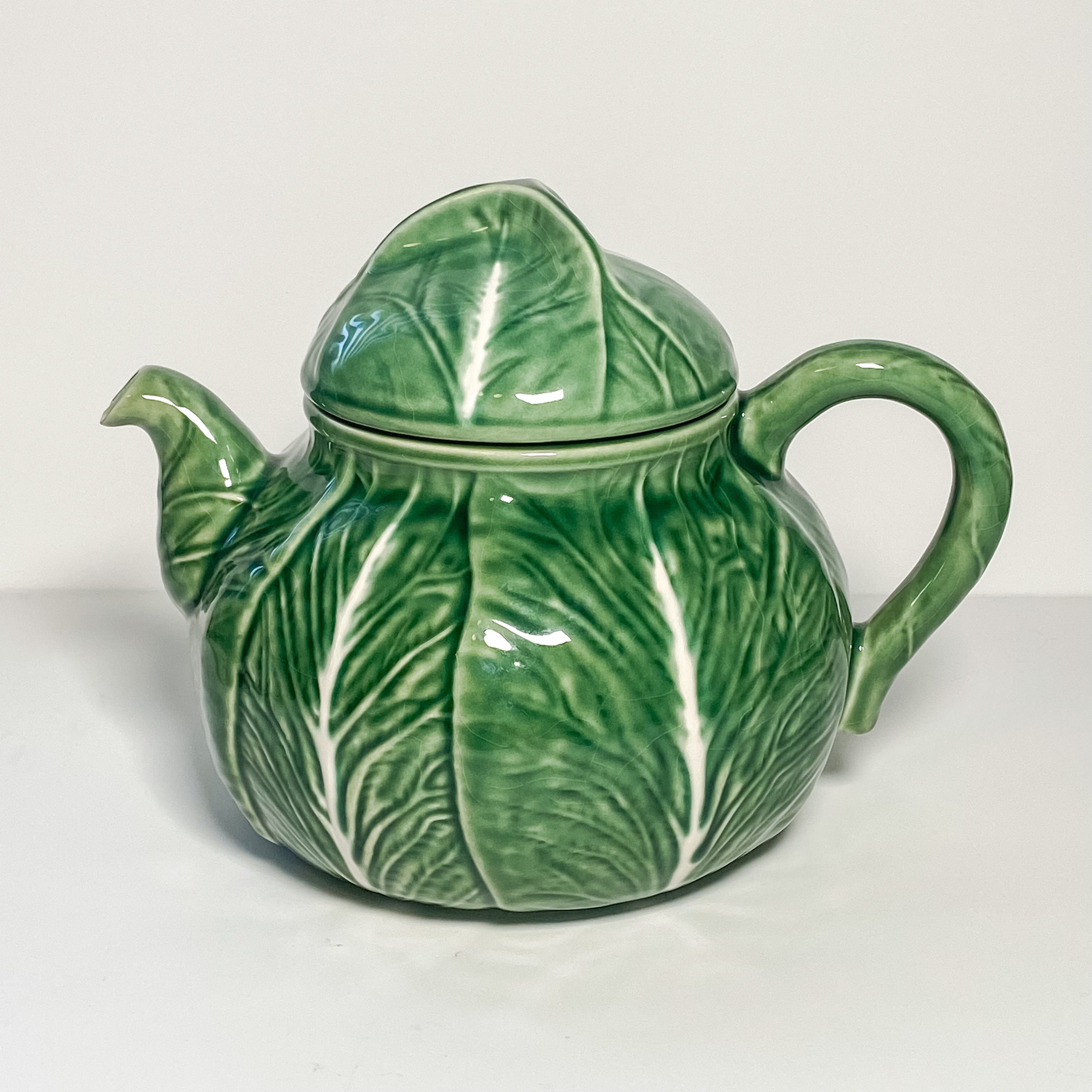 Bordallo Pinheiro Cabbage Teapot - Etsy 日本