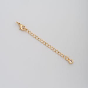 1 Str 18K Gold Filled Round Chains Dainty Gold Extension Chains for DIY Jewelry Necklace Findings Making Supply