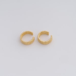 18K Gold Filled Non Piercing Cartilage Clip Earrings Cuff Earrings Valentine Gift·Engagement Gifts·Wedding Gifts·Perfect Gift for Her/Him