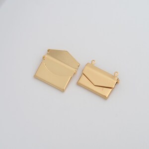 18K Gold Filled Bag Pendant Dainty Gold Bag Charms for DIY Jewelry Necklace Findings Making Supply