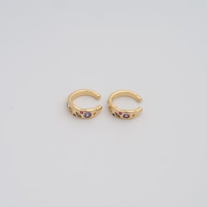 18K Gold Filled Non Piercing Cartilage Clip Earrings CZ Cuff Earrings Valentine Gift·Engagement Gifts·Wedding Gifts·Perfect Gift for Her/Him
