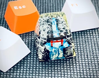 Handmade Winter Torii Gate Resin Keycap for Cherry MX Keyboard