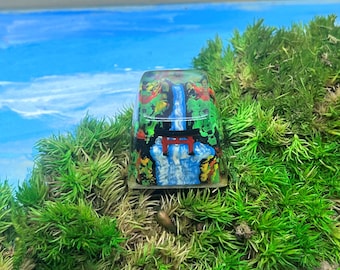 Handmade Torri Gate Artisan Keycap - Epoxy Resin, Cherry MX