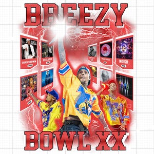 Chris Brown Breezy Bowl XX Tour 2025 PNG, Chris Brown Png, Chris Brown Bootleg Png, Breezy Bowl Png, Vintage Chris Brown, Digital Download