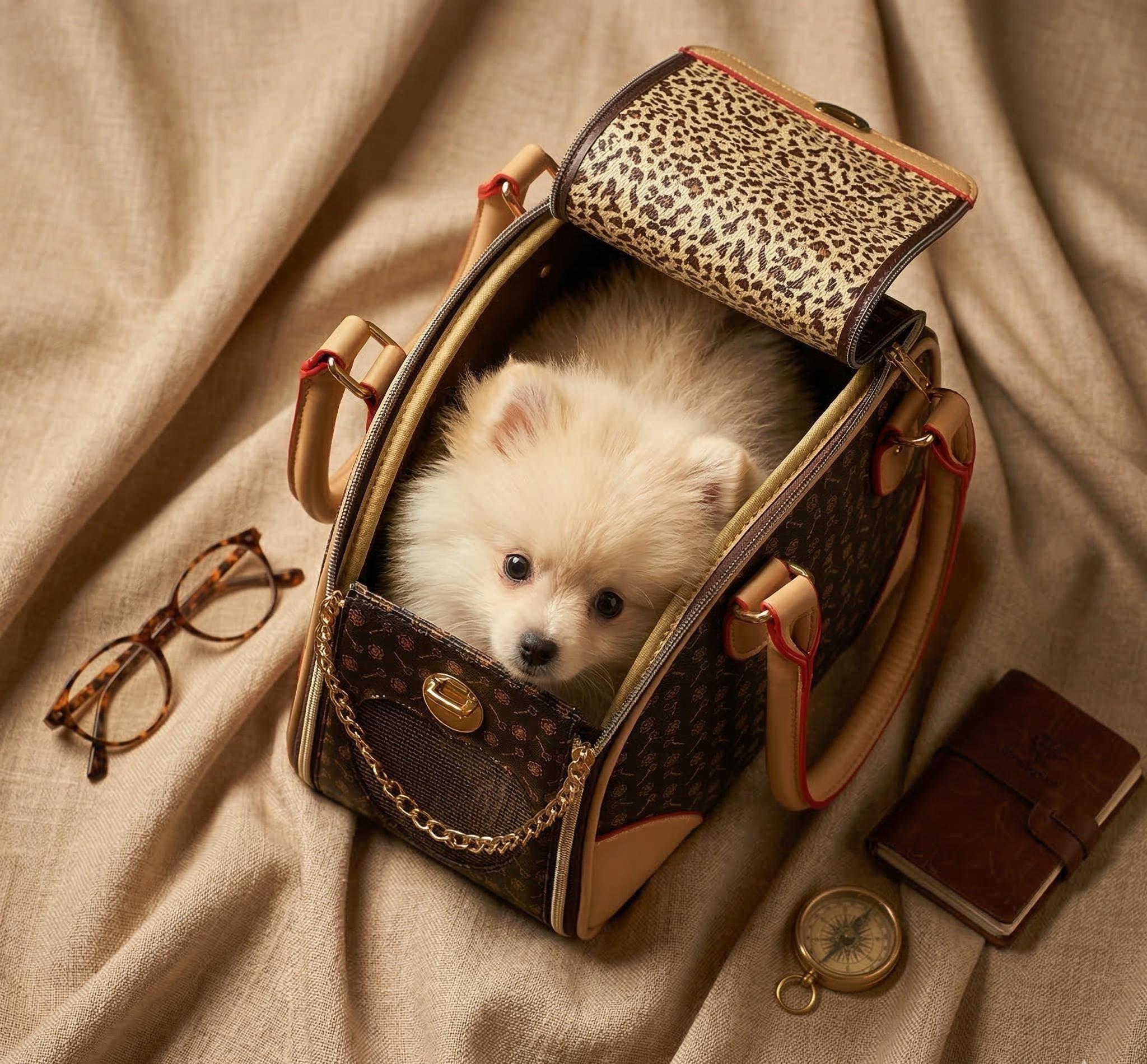 Louis Vuitton Dog Carrier - Etsy