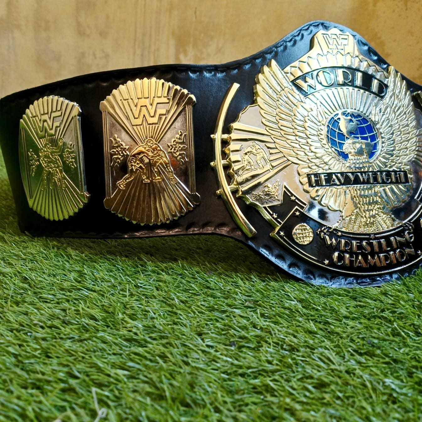 WWFクラシック ゴールドウィングドイーグル チャンピオンベルト 未使用送料無料 Wwf winged eagle belt - Etsy 日本