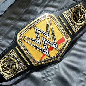 John Cena New Undisputed World Championship Belt Wrestling Replica Title Cena Side Plates