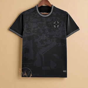 Personalized Brazil &quot;Blackout&quot; Soccer Shirt