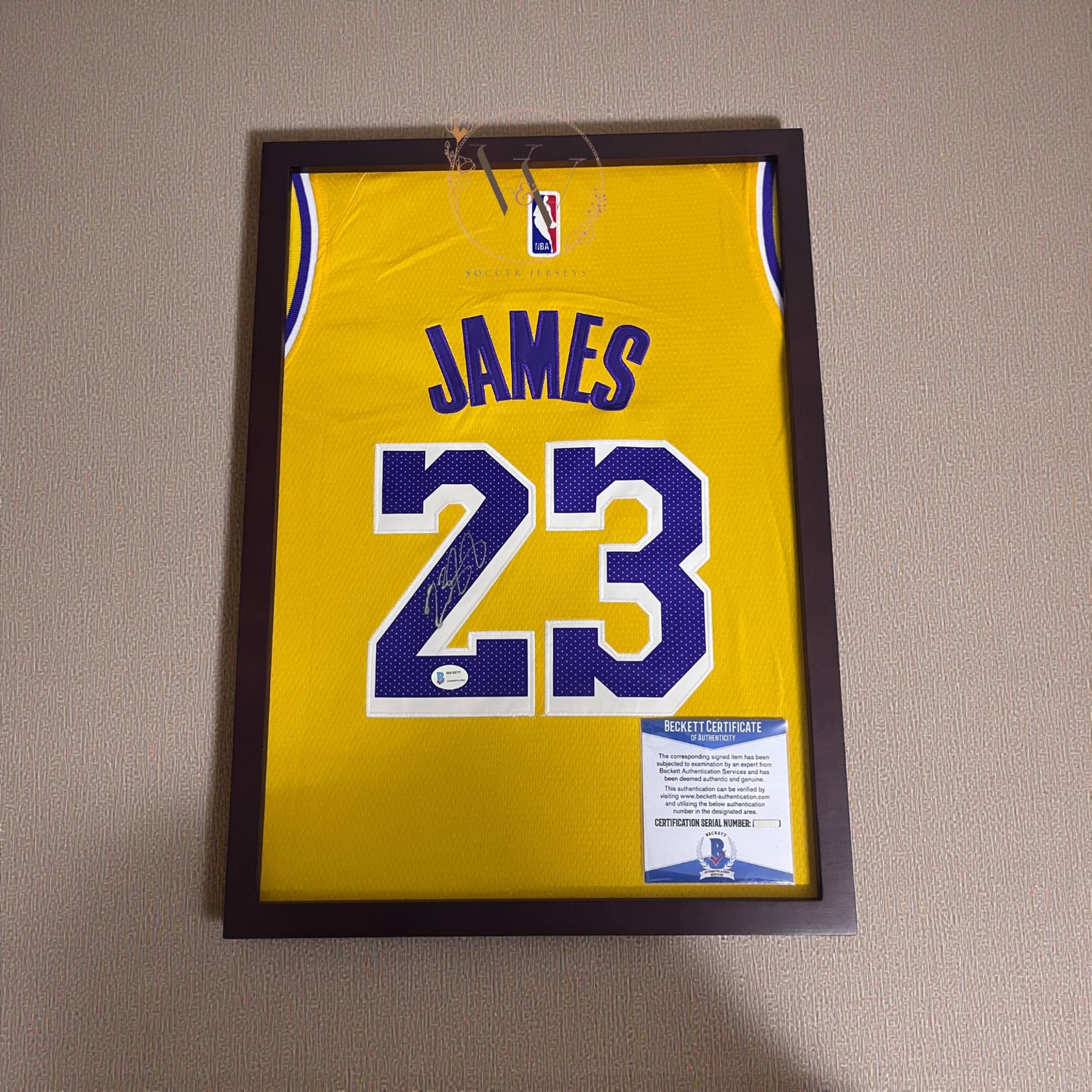 lebron james signed jersey