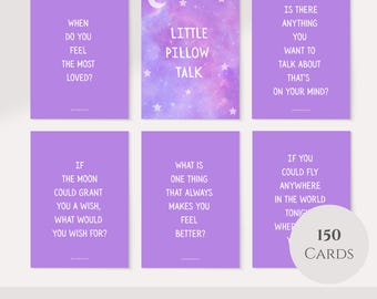 Kids Bedtime Conversation Cards | Family Bonding Game (Digital Download)