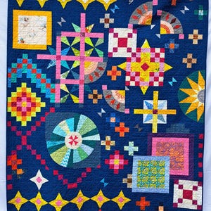 Positivities Throw Quilt