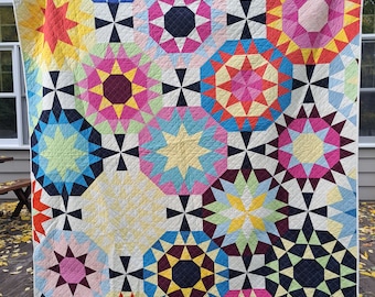 Small World Throw Quilt