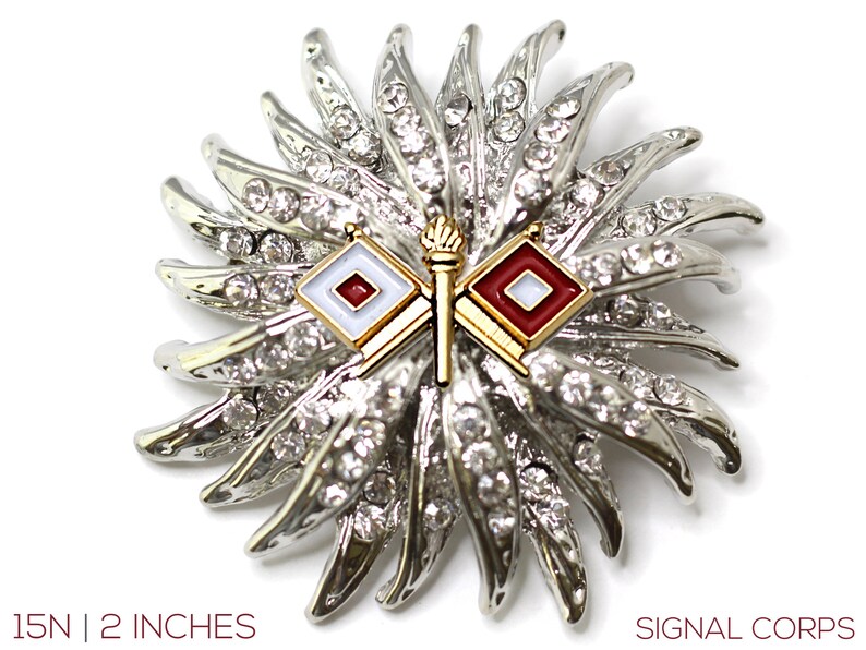 Signal Corps Brooch Army Jewelry Broach Pin Signal Wife Etsy