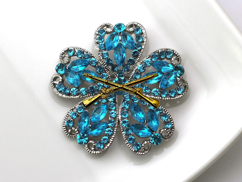 13i 15N Infantry Brooch Hope Design Infantry Mom Veteran Jewelry Infantry Girlfriend Military Gift Infantry Blue Broach Pin
