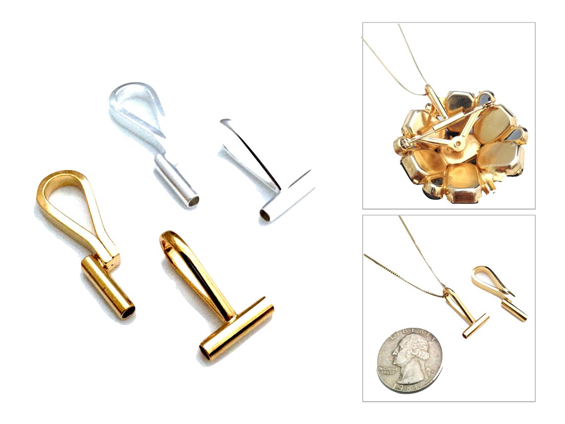 Brooch Converter Pin to Pendant Brooch Gadget Pin Etsy