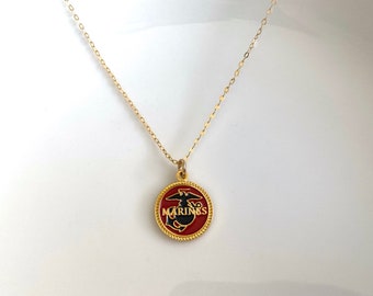 Collar del Cuerpo de Marines - Dije de rama militar