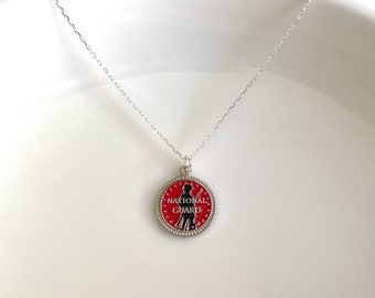 Collar de la rama de la Guardia Nacional: Dije de la rama del Ejército