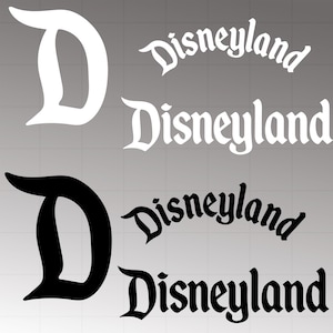 Disneyland Text and Letter D Png, Customize Family Trip 2026 Png, Mouse Png, Customize Gift Png, Vinyl Cut File, Printable Design