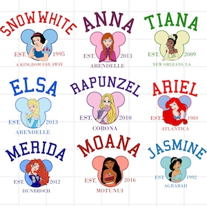 Magical Princess  Png, Family Vacation 2025 , Happiest Place On Earth, Girls Trip, Princess Trip, Princess Squad, Disney Princess Png