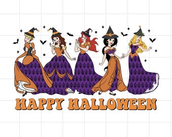 Halloween Princess Png, Spooky Vibes Png, Trick Or Treat Png, Princess Witch Png, Holiday Season Png, Trendy Halloween Png