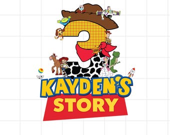 Custom Toy Story 3rd Birthday Png , Toy Story Birthday Party Digital Download, Toy Story Of The Birthday Boy, Toy Story Matching Png