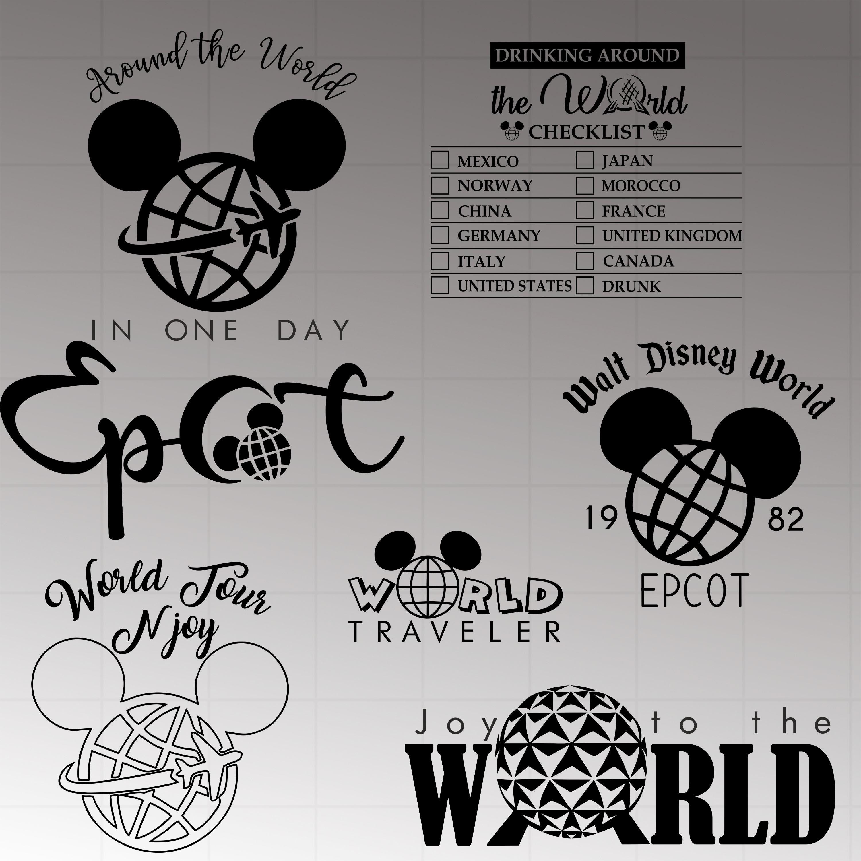Epcot Svg Png Bundle, Disney World Vacation Designs, Cricut Cut File ...