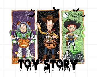Retro Halloween Toy Png, Halloween Toy and Friends Png, Trick Or Treat Png, Spooky Vibes Png, Funny Halloween Png, Family Vacation Png