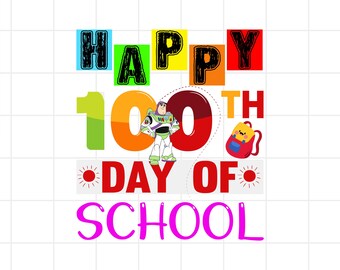 Buzz 100 días de colegio (Png), Dibujos animados de 100 días de colegio (Png), Personaje de juguete (Png), Diseño de camiseta escolar para regalo infantil (Png), Archivo digital